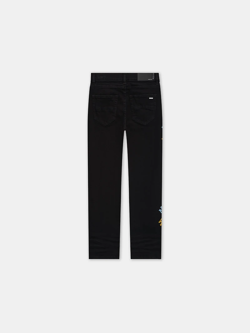 KIDS - KIDS' MA QUAD SCRIBBLE JEAN Black