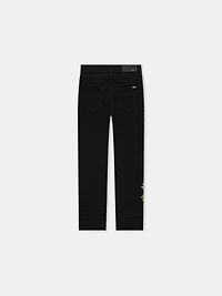KIDS - KIDS' MA QUAD SCRIBBLE JEAN Black