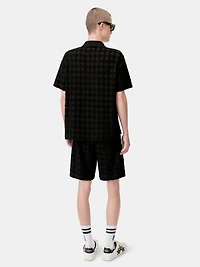 MA QUAD TOWELING POLO - Black