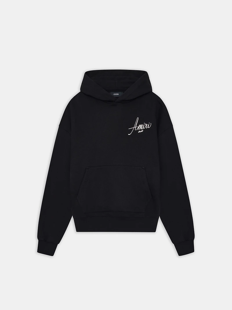 AMIRI HOTEL HOODIE - BLACK