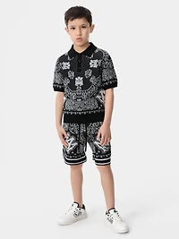 KIDS - KIDS' BANDANA SHORT Black