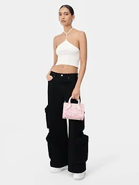 WOMEN - STARS MICRO TRIANGLE BAG - Pink
