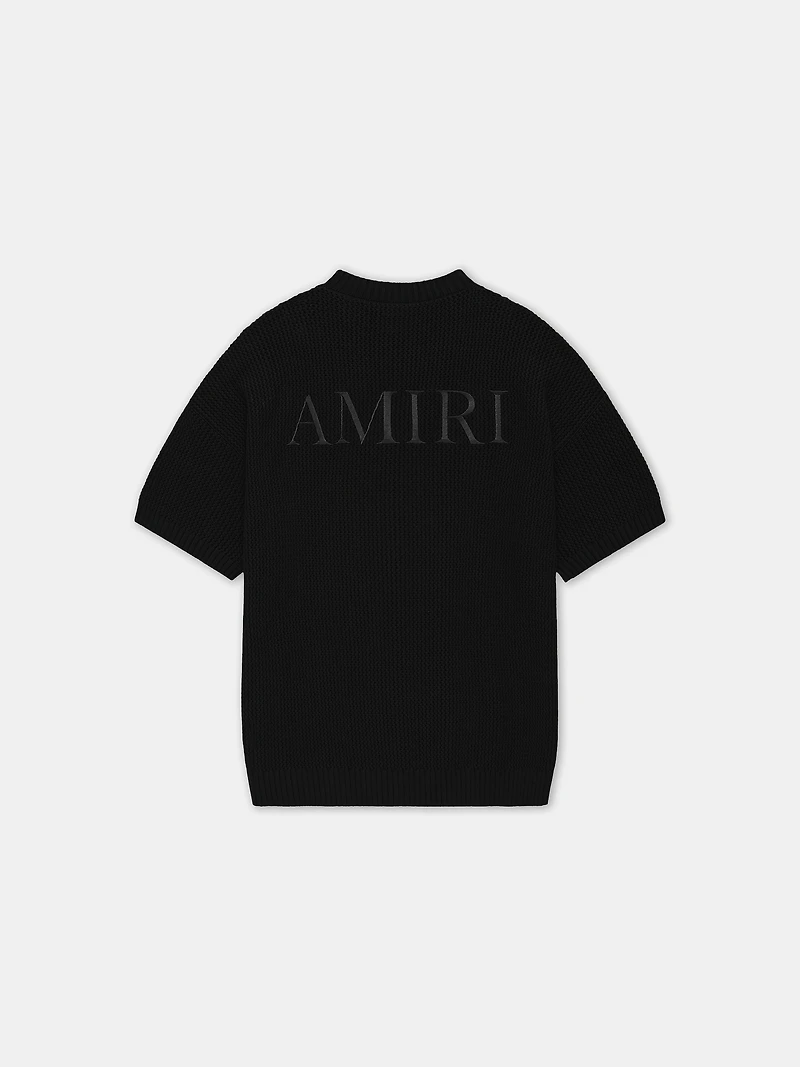 AMIRI CROCHET MESH TSHIRT