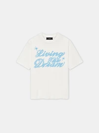 LIVING THE DREAM TEE - Ivory