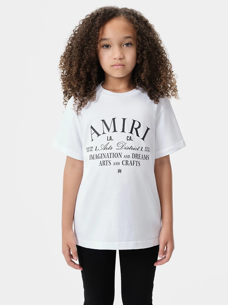 KIDS - KIDS' AMIRI ARTS DISTRICT TEE White