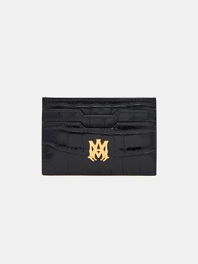 CROC EMBOSSED CARD HOLDER