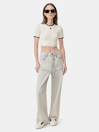 WOMEN - WOMEN'S MA BABY TEE Ivory