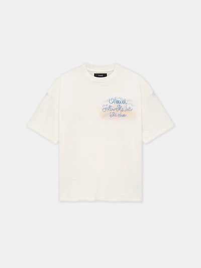 FOLLOW ME OVERSIZED TEE - Ivory