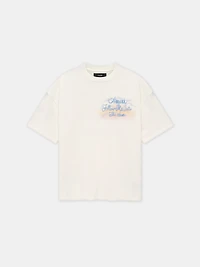 FOLLOW ME OVERSIZED TEE - Ivory