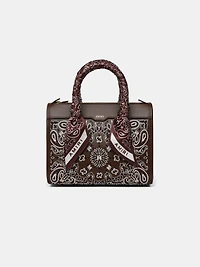WOMEN - WOMEN'S BANDANA MICRO TRIANGLE BAG - Chocolate