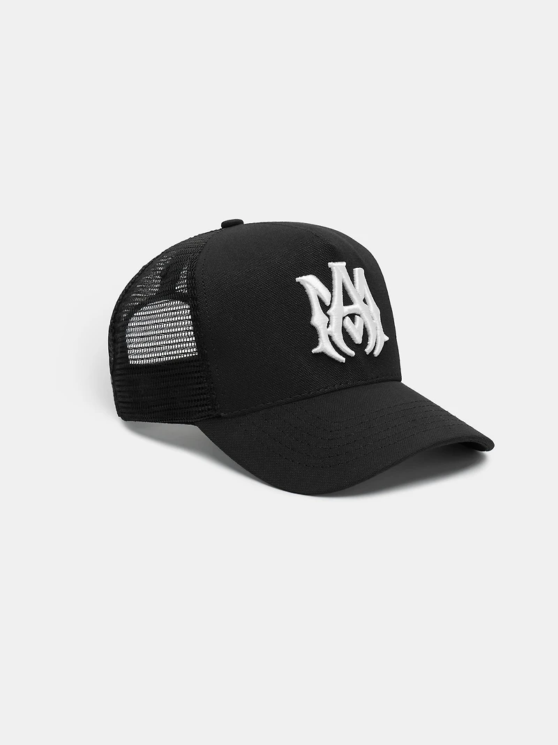 MA Logo Trucker Hat - Black/White