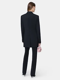 WOMEN - WOMEN'S DOUBLE-BREASTED BLAZER BLACK