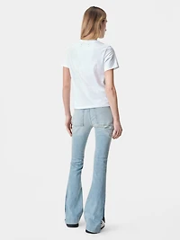 WOMEN - WOMEN'S KICK FLARE Light Indigo