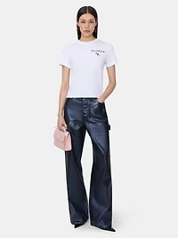 WOMEN - WOMEN'S AMIRI HOLLYWOOD GOTHIC TEE WHITE