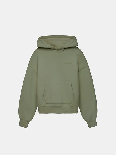 AMIRI OVERSIZED HOODIE - OLIVE
