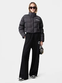 WOMEN - WOMEN'S BONES CROPPED DOWN JACKET Black