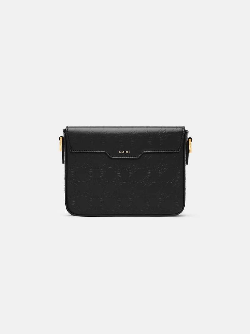 MA QUAD LEATHER CROSSBODY - Black