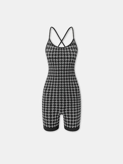 WOMEN - WOMEN'S MA QUAD SEAMLESS ROMPER Black