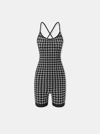 WOMEN - WOMEN'S MA QUAD SEAMLESS ROMPER Black