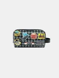 STATION PATCH DOPP KIT - Black