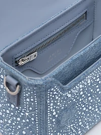 WOMEN - WOMEN'S CRYSTAL DENIM MICRO MA BAG - True Blue