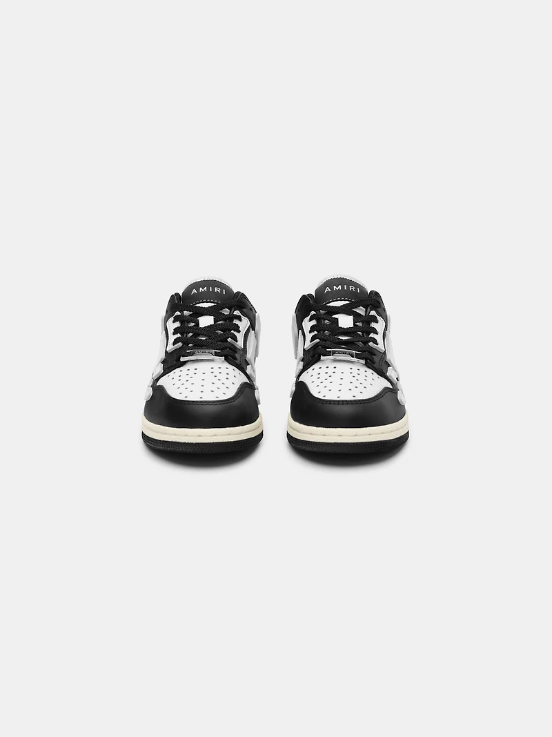 KIDS - KIDS' SKEL-TOP LOW BLACK WHITE