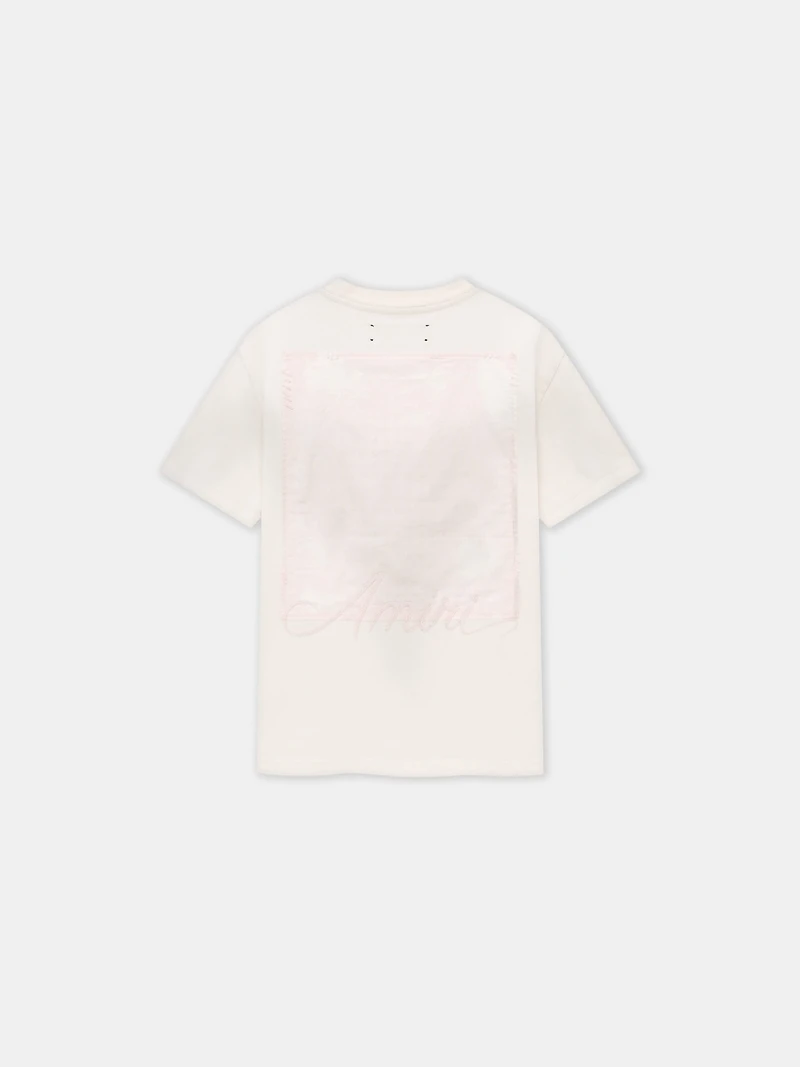 WOMEN - WOMEN'S BLEACH BANDANA PATCH TEE Alabaster