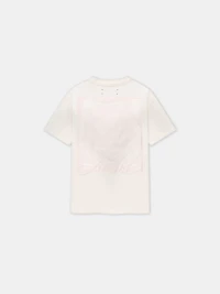 WOMEN - WOMEN'S BLEACH BANDANA PATCH TEE Alabaster