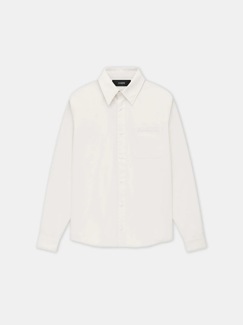 AMIRI LONG SLEEVE SHIRT - Alabaster