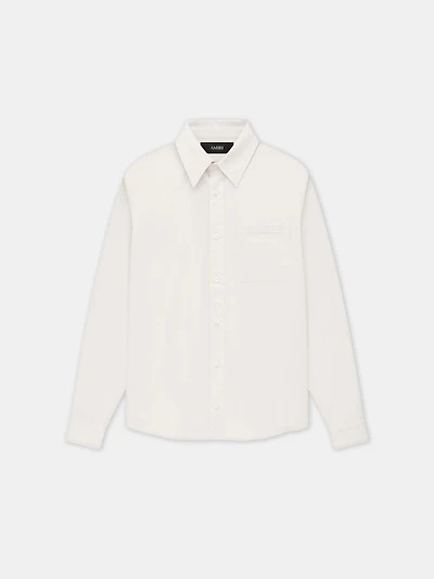 AMIRI LONG SLEEVE SHIRT - Alabaster