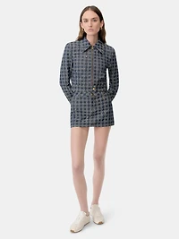 WOMEN - WOMEN'S MA QUAD DENIM MINI SKIRT Raw Indigo