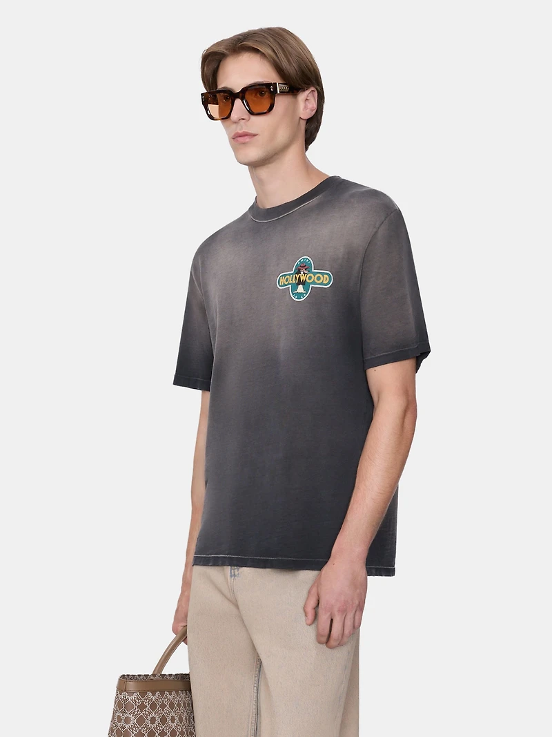 HOLLYWOOD WOLF TEE - BLACK