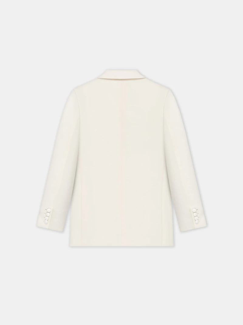MA DOUBLE-BREASTED BLAZER - Alabaster
