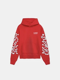 BONES STACKED HOODIE - Red