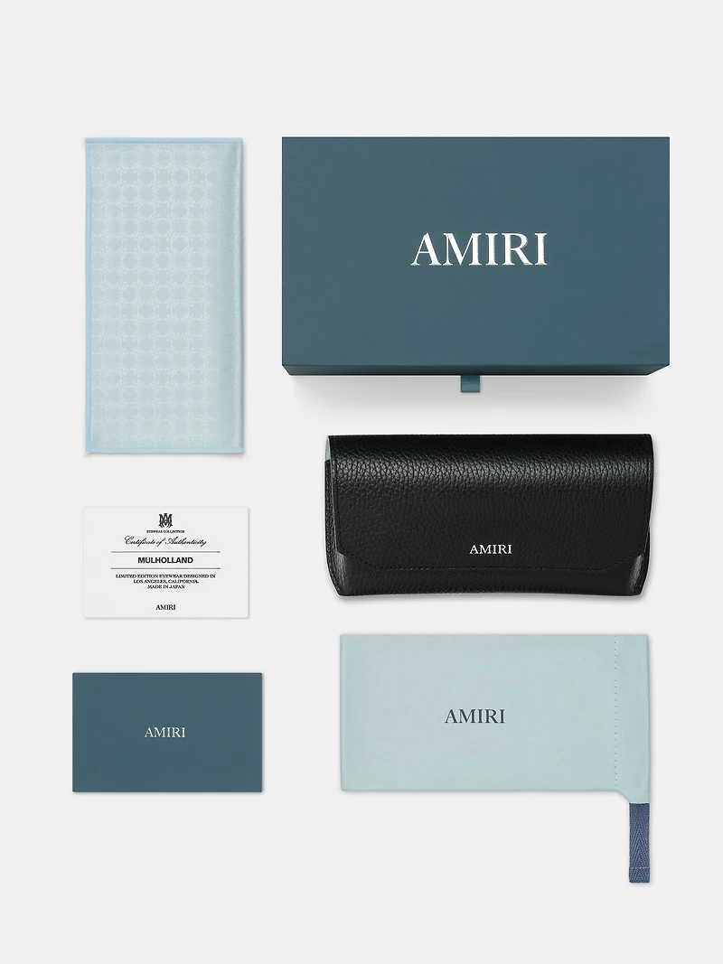 MULHOLLAND SUNGLASSES - Black Silver