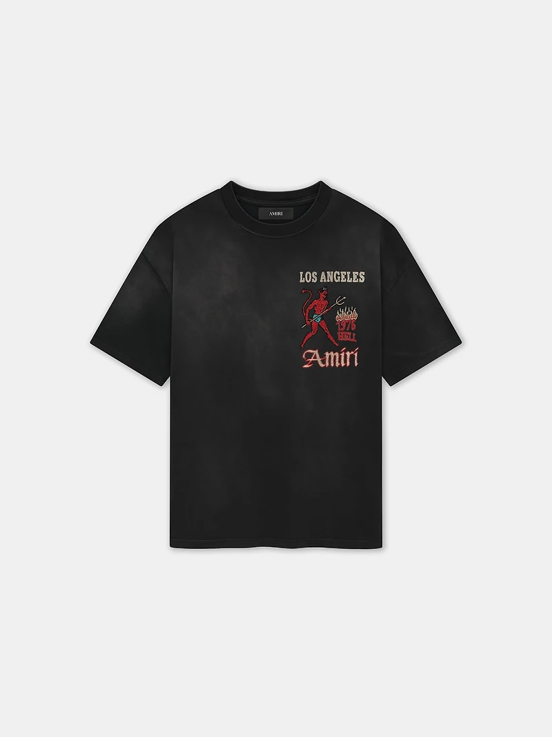 CRYSTAL SINNERS TEE - Black