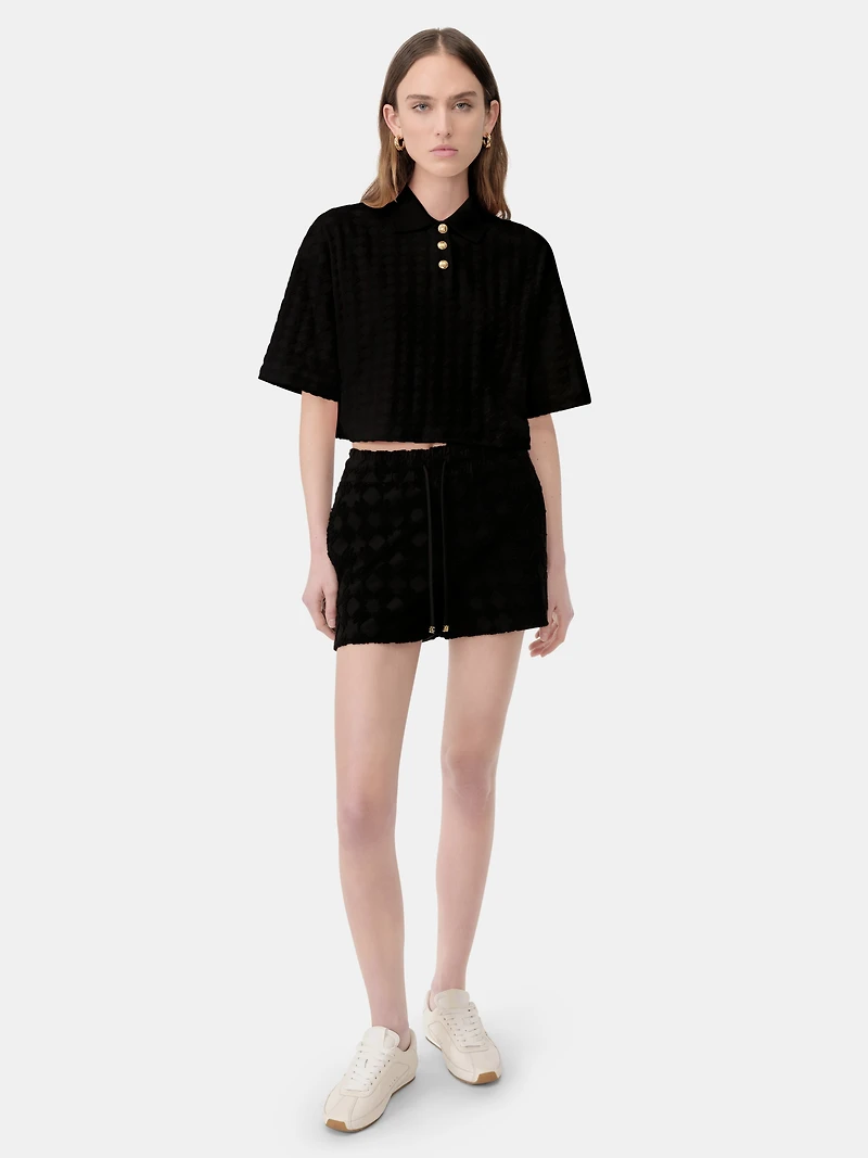 WOMEN - WOMEN'S MA QUAD TOWELING SHORT Black
