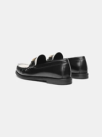 TWO TONE MA CHAIN LOAFER - Black