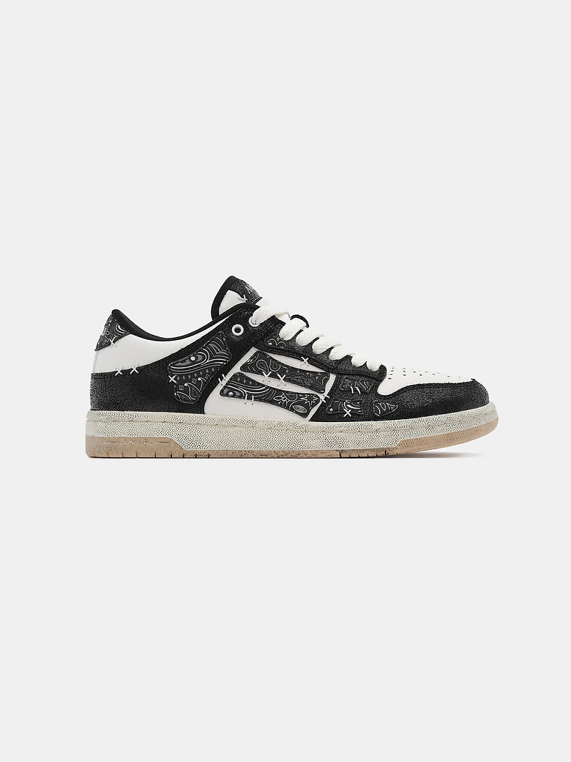 BANDANA SKEL TOP LOW - Black