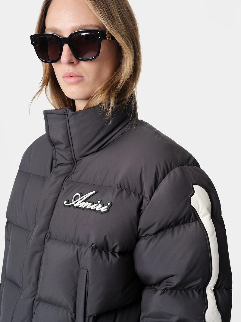 WOMEN - WOMEN'S BONES CROPPED DOWN JACKET Black