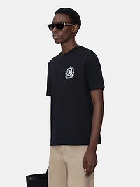 MA CREST TEE - BLACK
