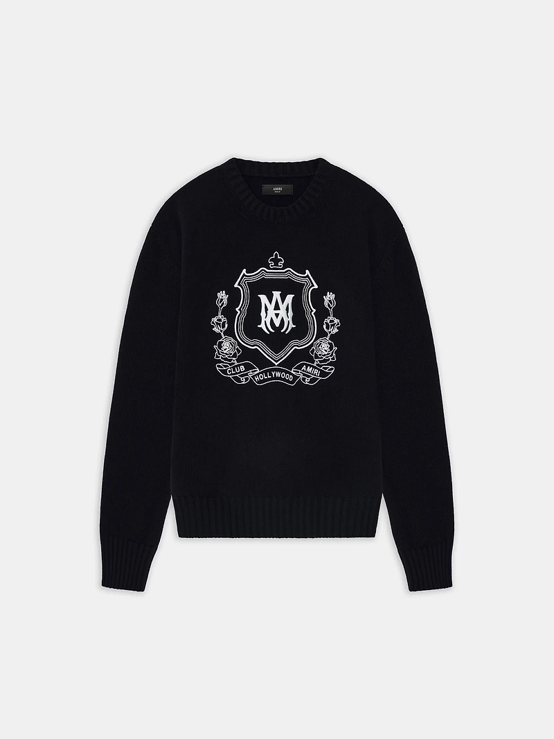 MA CREST CREW - BLACK