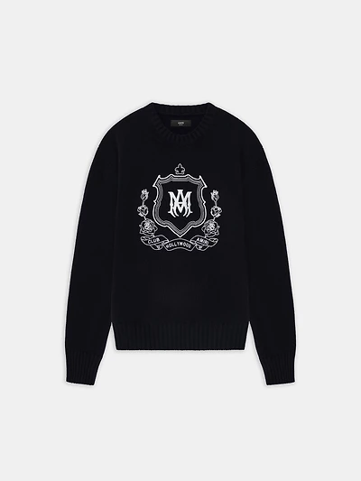 MA CREST CREW - BLACK