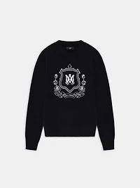 MA CREST CREW - BLACK