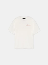 AMIRI BOX SCRIPT TEE - Malibu Peach