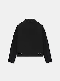 MA QUAD JACQUARD WORK JACKET - Black