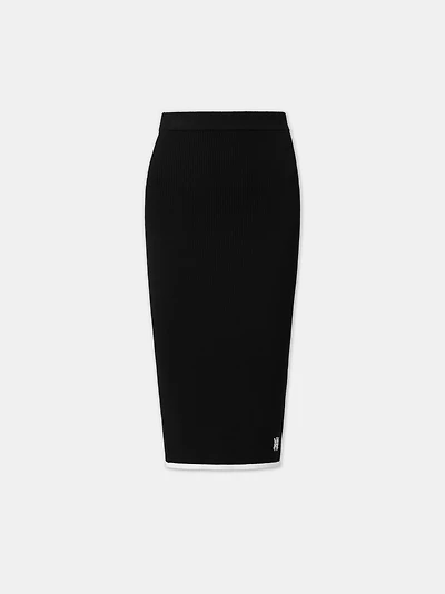 WOMEN - WOMEN'S MA MIDI SKIRT Black