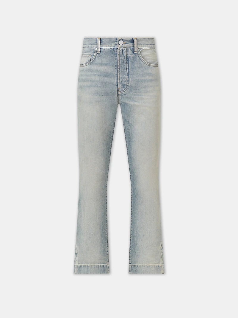 STRAIGHT FLARE JEAN - Antique Indigo