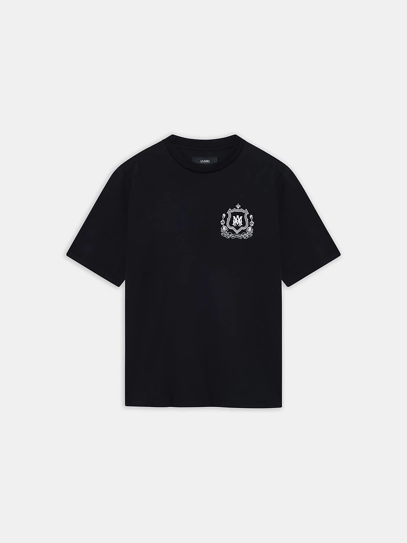 MA CREST TEE - BLACK