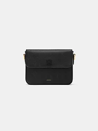 MA QUAD LEATHER CROSSBODY - Black